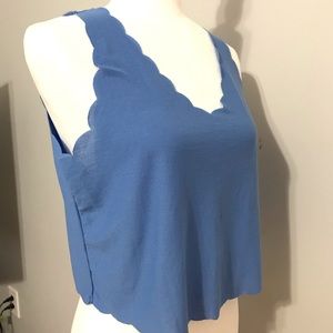 TOPSHOP crop blouse.